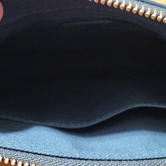 Fossil Dark Teal Leather Crossbody Bag - Picture 3 of 3